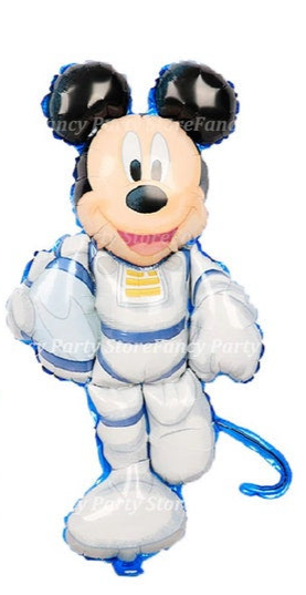 Space Mickey Mouse Cartoon 32" Foil Balloons #81-5