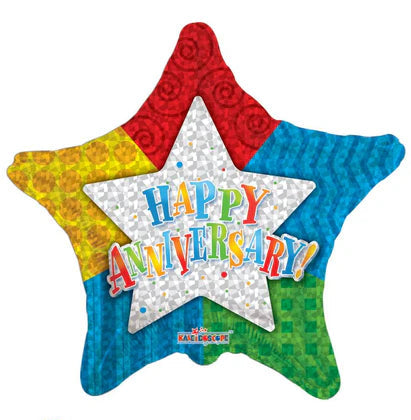 HAPPY ANNIVERSARY 18" BALLOON -#3E