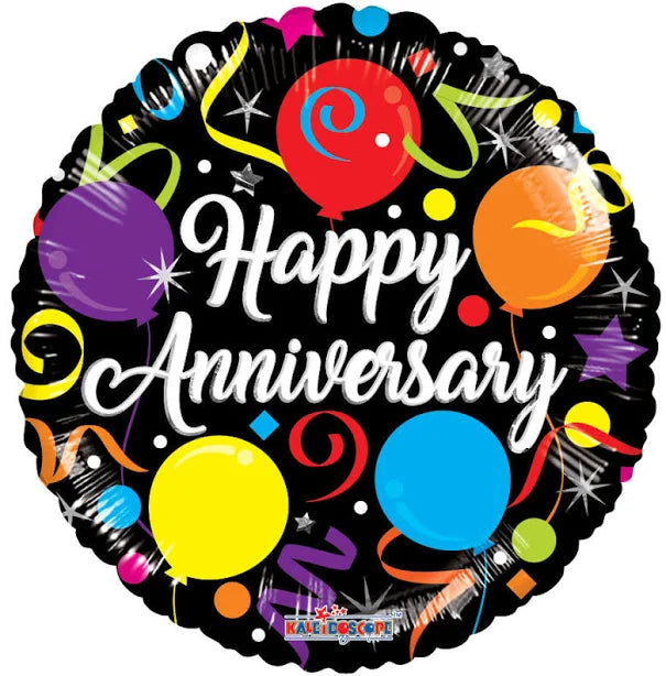 HAPPY ANNIVERSARY 18" BALLOON -#E7