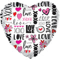I love you XOXO 18" Balloon -L23