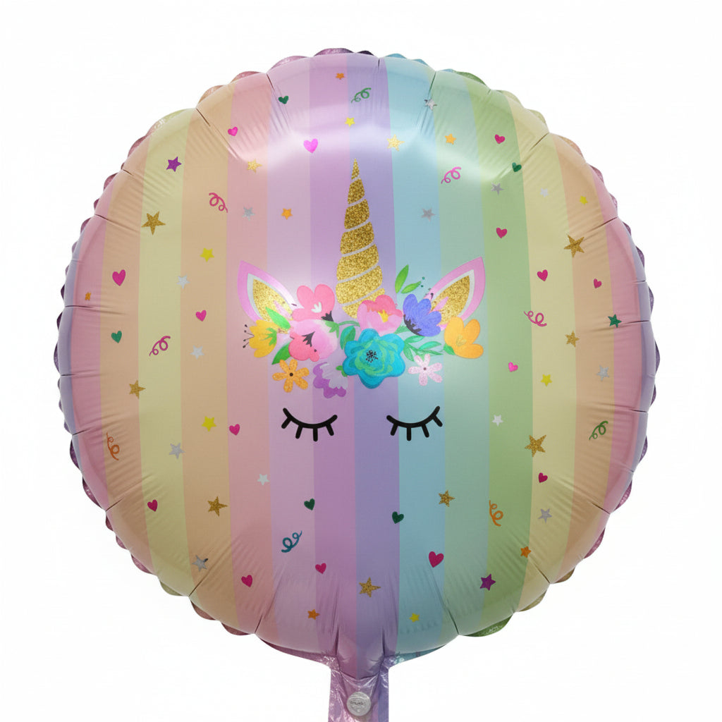 UNICORN RAINBOW 18”balloon K62