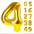 34” Gold Number Balloons