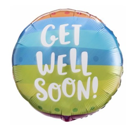 GET WELL SOON! 18" BALLOONS -GW5