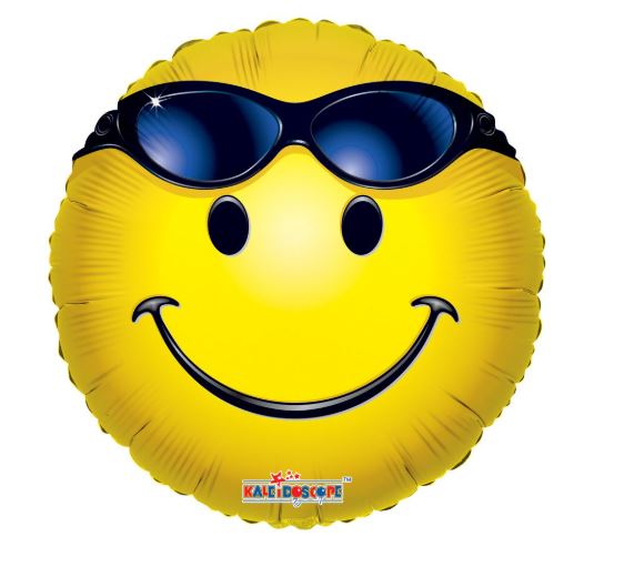 Smile Emoji Foil Balloon – 18" (E93)