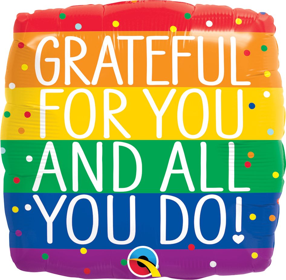 Grateful for You 21”balloon GY1