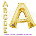 14” Gold Letter Balloons