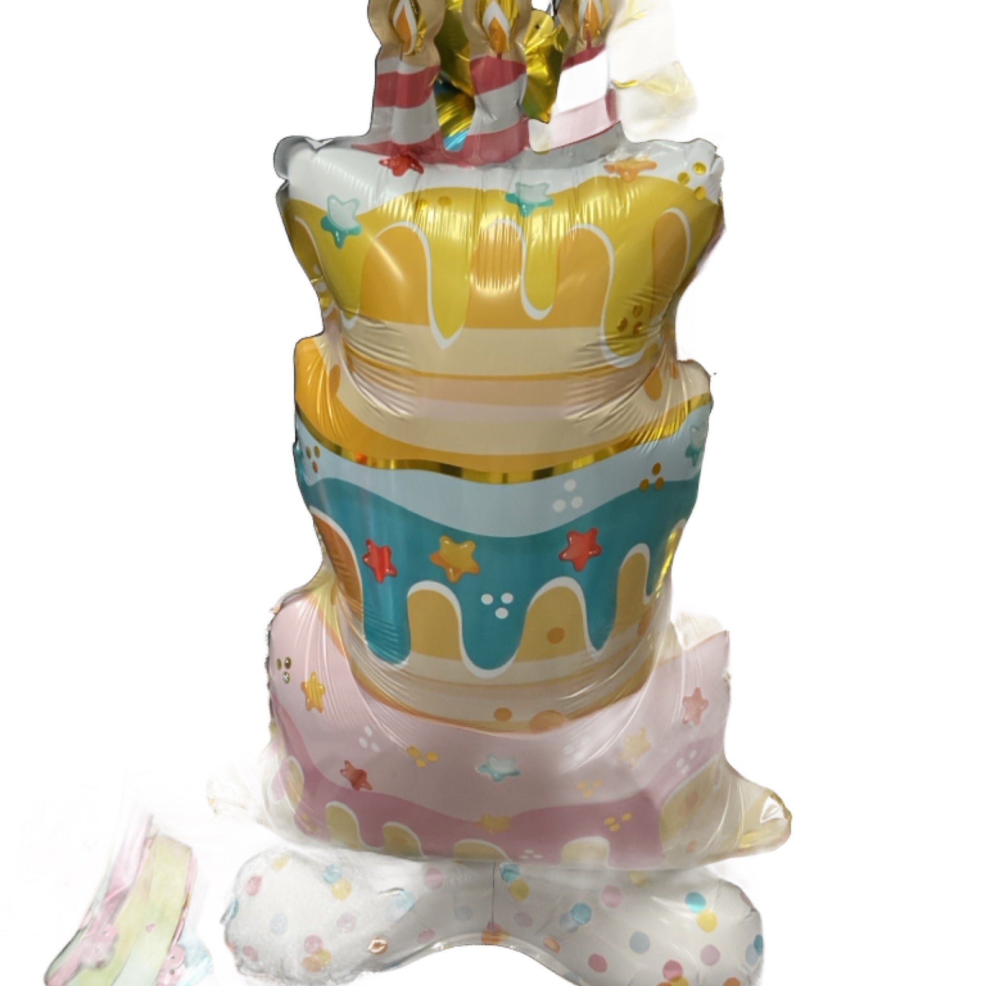 Birthday cake pink 20”stand air walker HB124