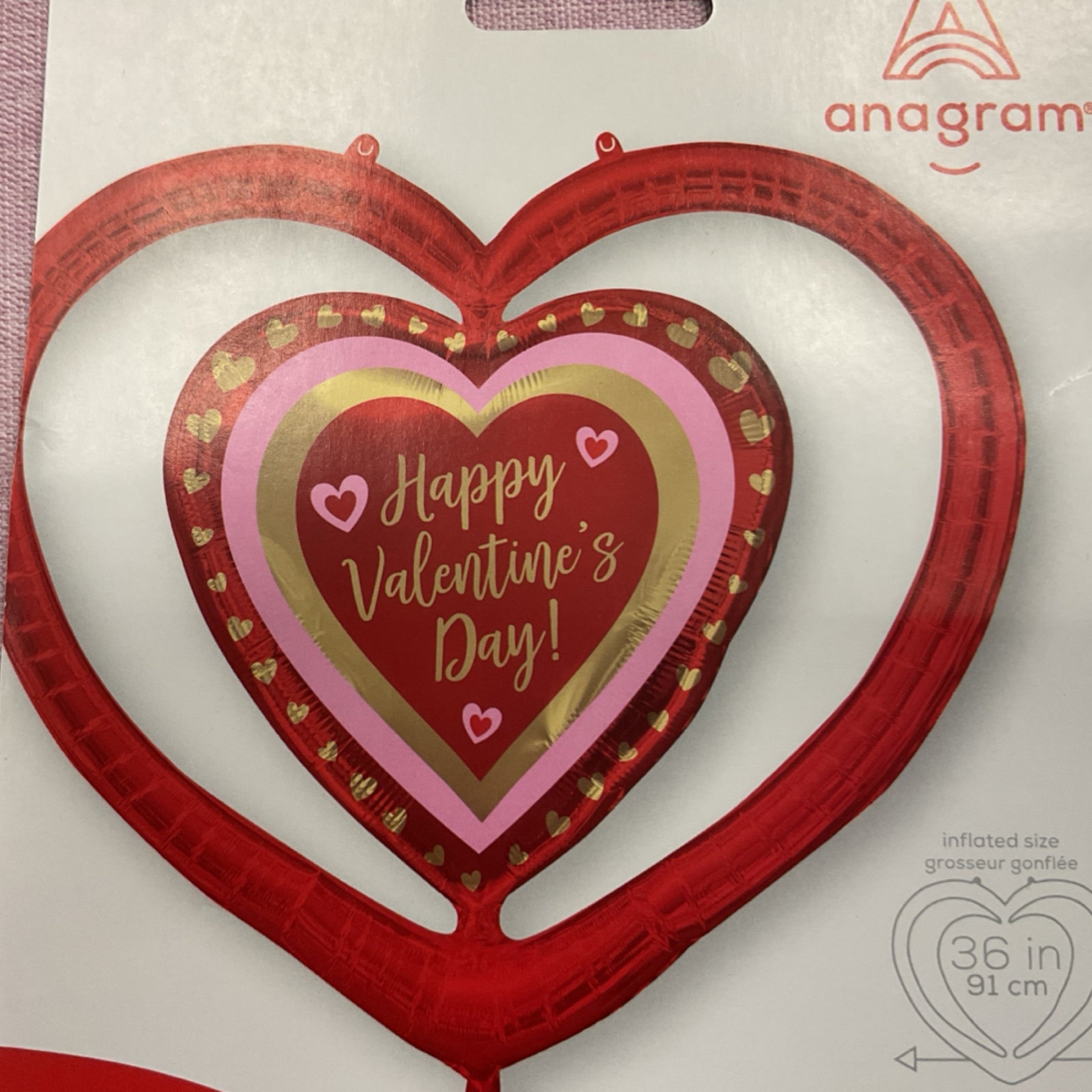 Happy valentine day 36” balloon HVD