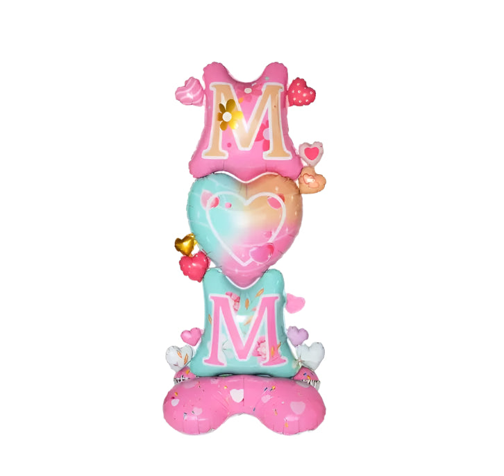 Mother's Day Standing with HEART Large 44" Balloon  -M47