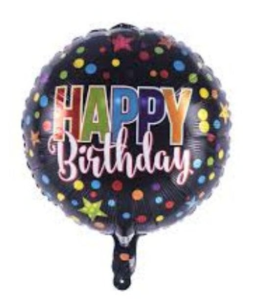 Happy Birthday Milt Dots "18 Balloons - B88