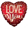 Jumbo Heart Love You 36" Balloon -L40