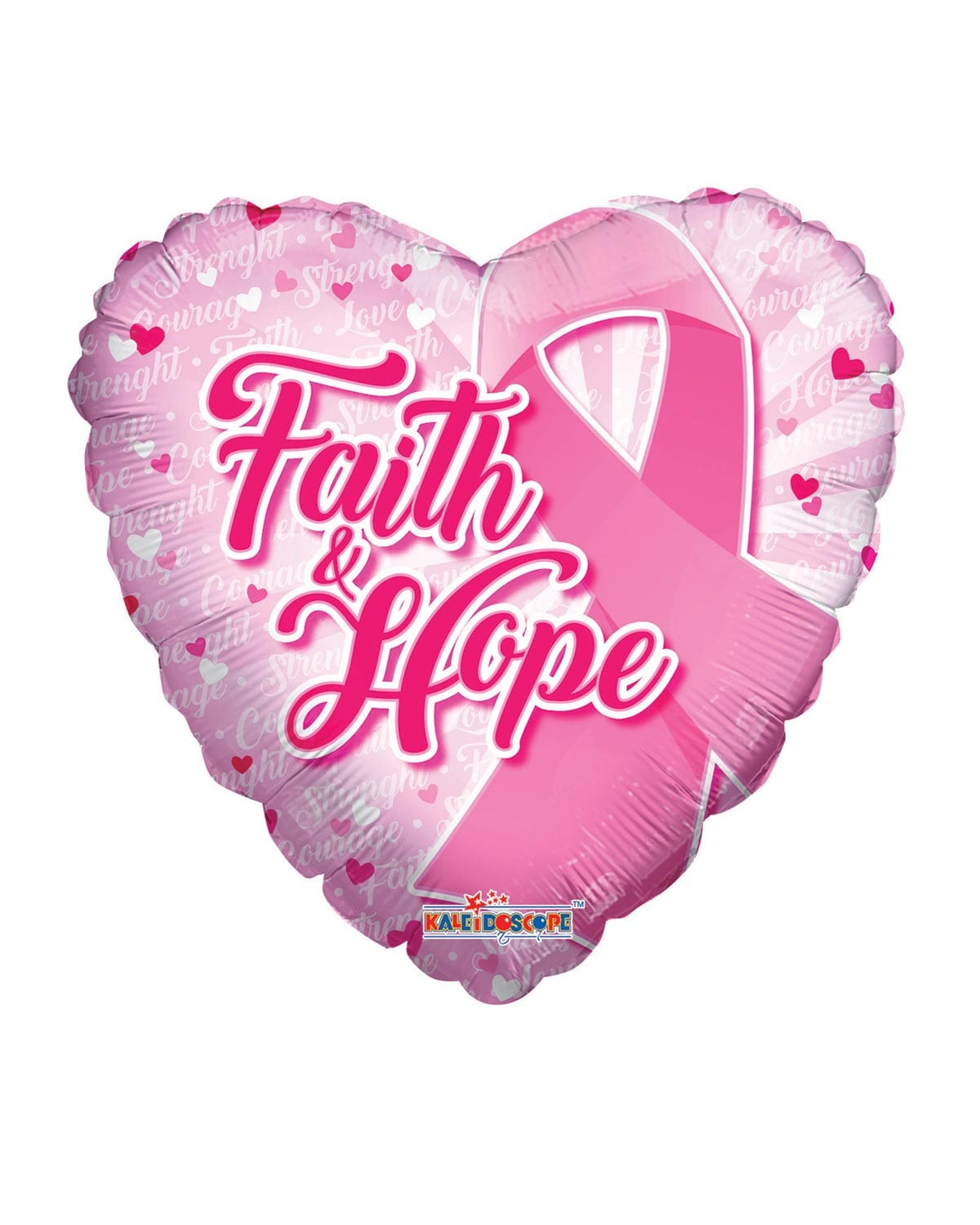 Breast Cancer Awareness Ribbon Pink Foil Balloon – 18" (C2)