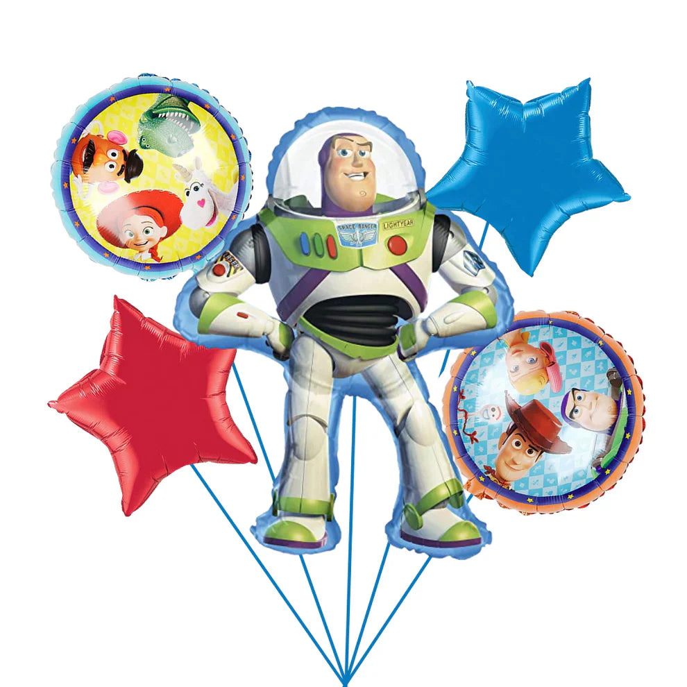 5pcs Toy Story Buzz Lightyear Balloon Set -KB#14