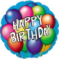 Happy Birthday 18" Balloon - B9