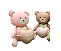 Bears girl/boy holding a I LOVE YOU heart Air-filled BS52