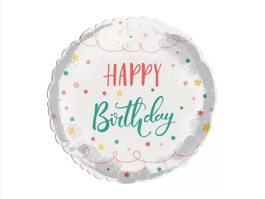 Happy Birthday 18" Balloon - B48