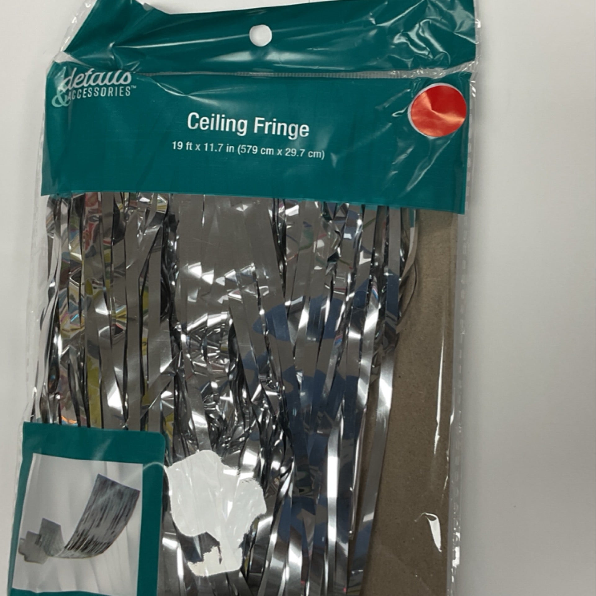 Ceiling fringe (silver)