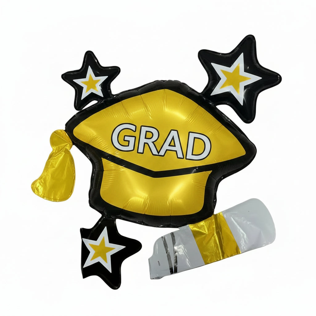 GRAD HAT AND DIPLOMA 20" BALLOONS - G59