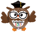 3PCS CONRATS GRAD OWL 33" BALLOON -G57