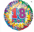 Colorful 18th Birthday Foil Balloon – 18"