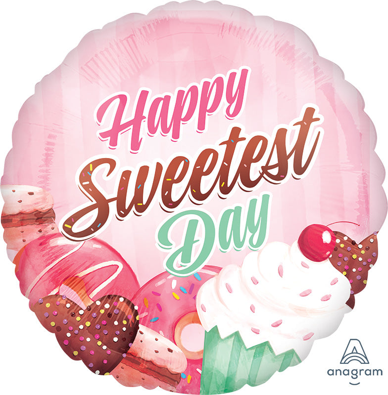 HAPPY SWEETEST DAY 18" BALLOON -036