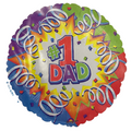 #1 Dad 18" Balloon -F8