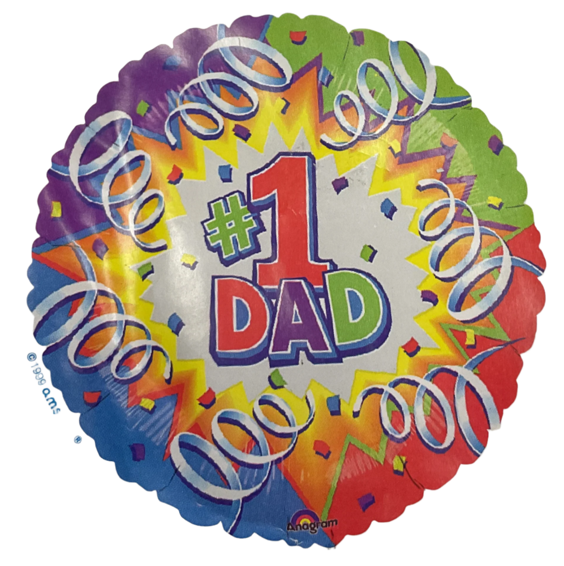 #1 Dad 18" Balloon -F8