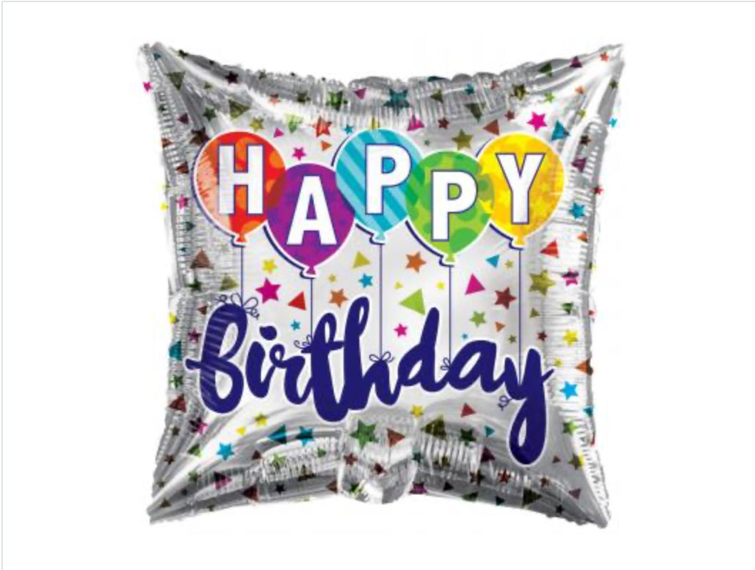 Happy Birthday 18" Balloon - B22