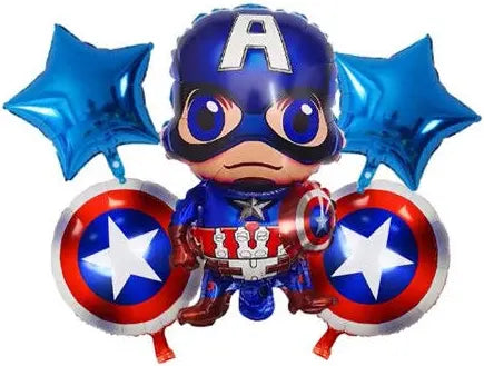 5pcs Baby Captain America 31” Balloon Set -KB#53
