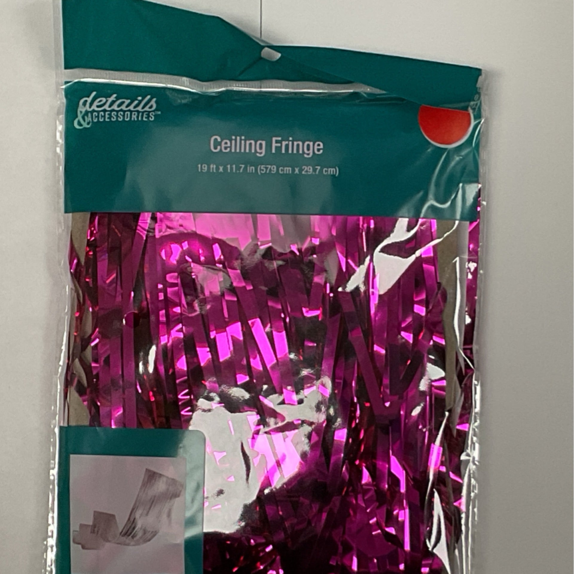 Ceiling fringe (Pink)