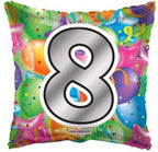 Colorful Number Foil Balloons – 18" (0–9)