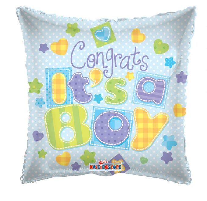 Congrats, It's a Boy!" Foil Balloon BS18