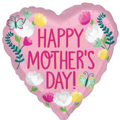 Heart Mothers Day 18" Balloon - M25