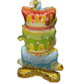 Birthday cake 20”stand blue balloon HB123