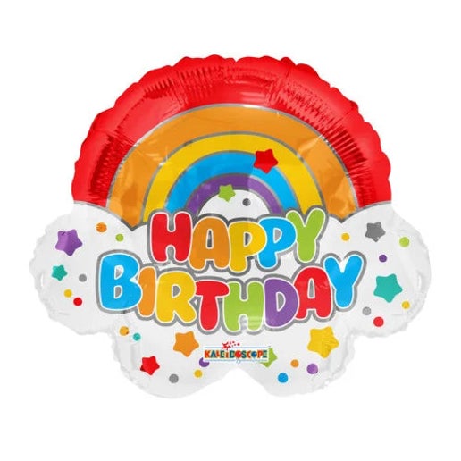 Happy Birthday Rainbow 18" Balloon - B20