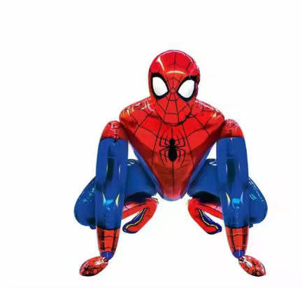 3D Spiderman Air filled 25" Foil Balloon -KB#69