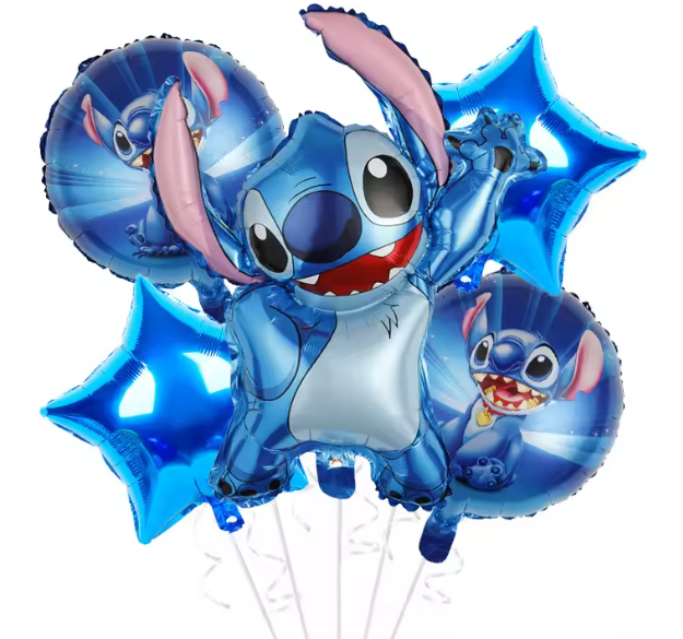 5pcs Lilo and Stitch Balloon Set -KB#50