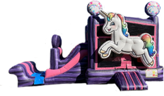 Unicorn Bouncer with Slide