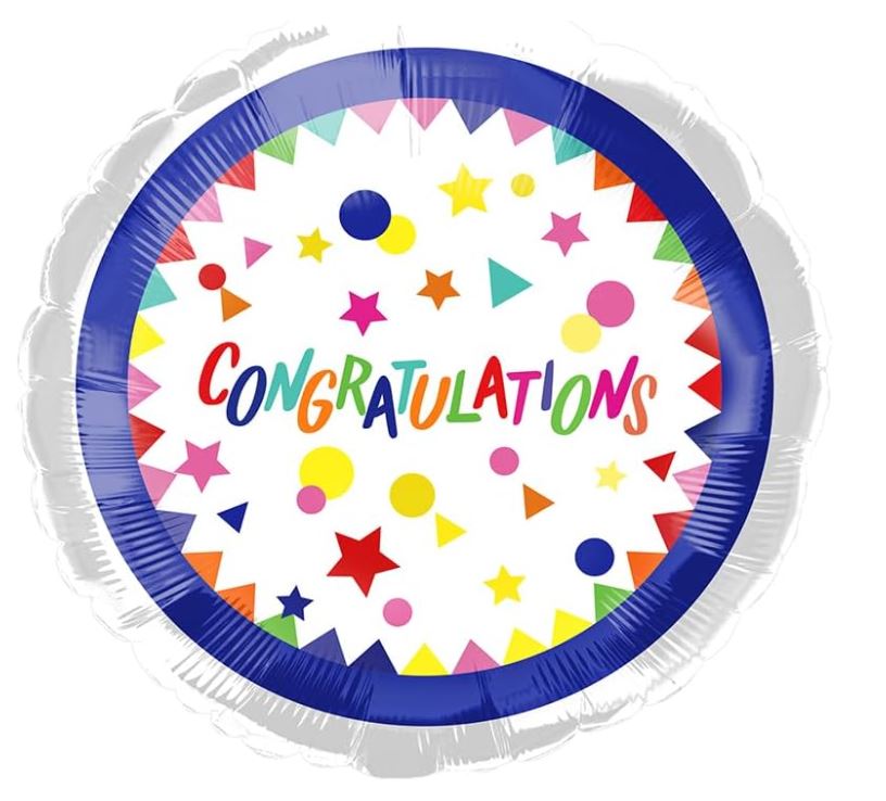 CONGRATS GRAD! 18" BALLOON -G45