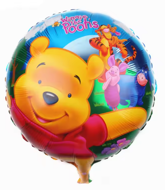 Winnie The Pooh's Foil 18" Round Balloon -#61